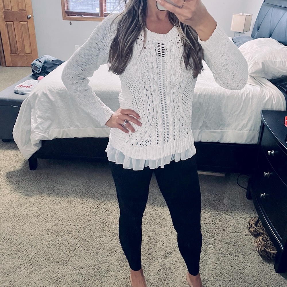 ❤️ American Rag white sweater